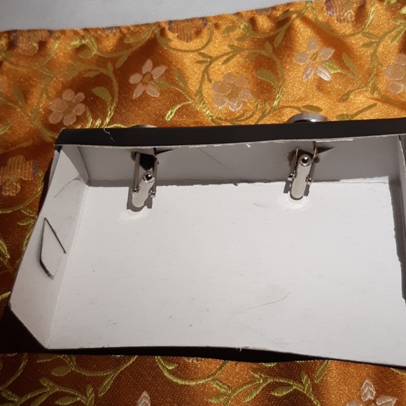 Vtg 100% silk - hanky/cufflinks/tie for men - Picture 8 of 9